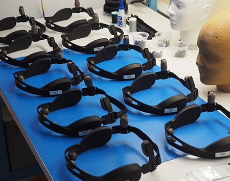 Functional prototypes of a headset for treating ADHD in children without the use of drugs