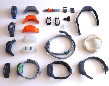 Prototypes of a smart dog-collar with built in GPS tracking